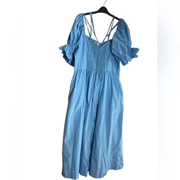 Loeffler Randall Yael Cornflower Gathered-Bodice Dress
Size 12 - Picture 4 of 9